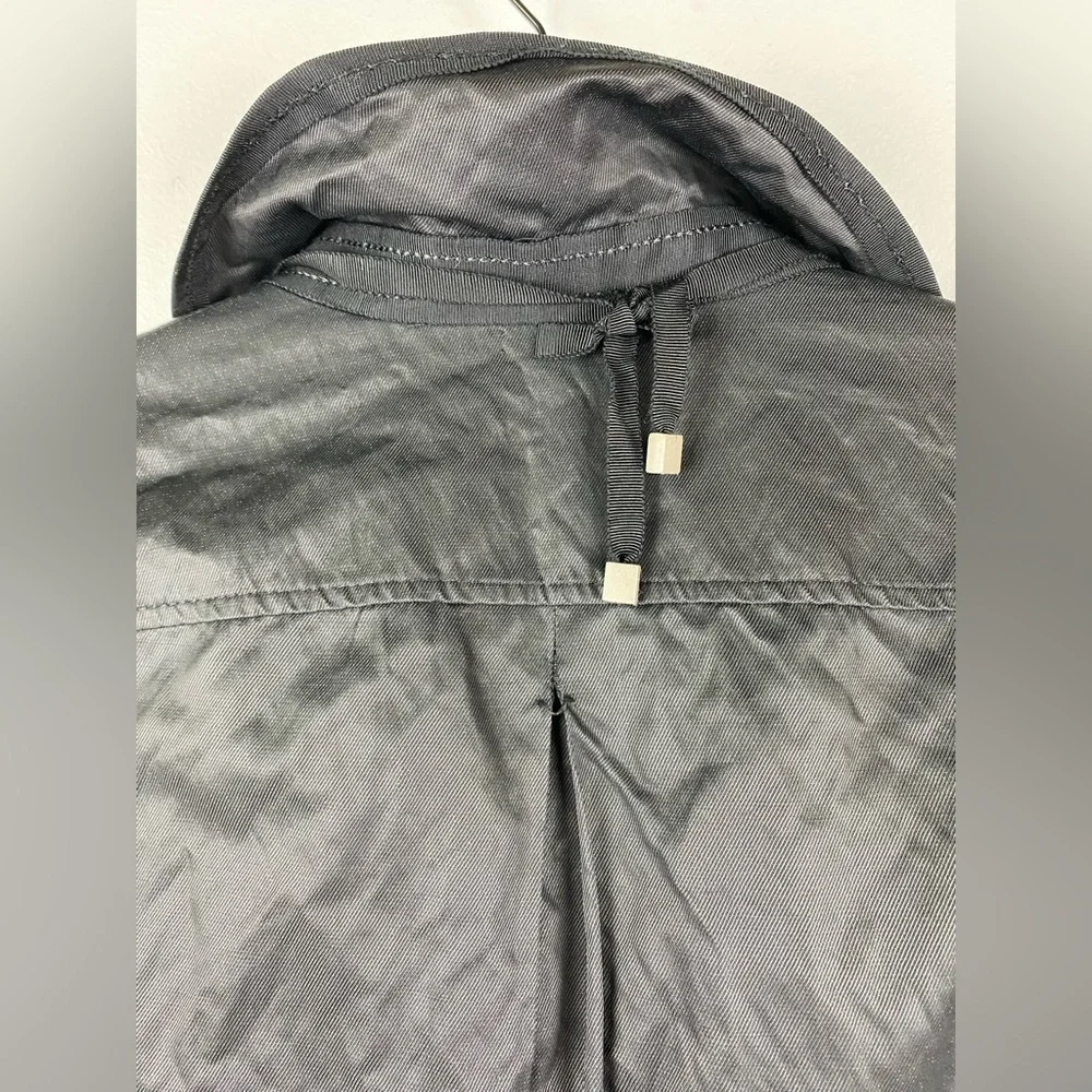 Elie Tahari Black Aliza Peplum Fitted Zip Front Jacket, Size XS